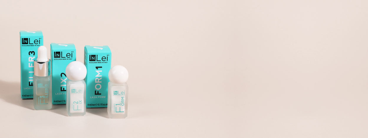 A picture of solutions in a Lash Lift Kit