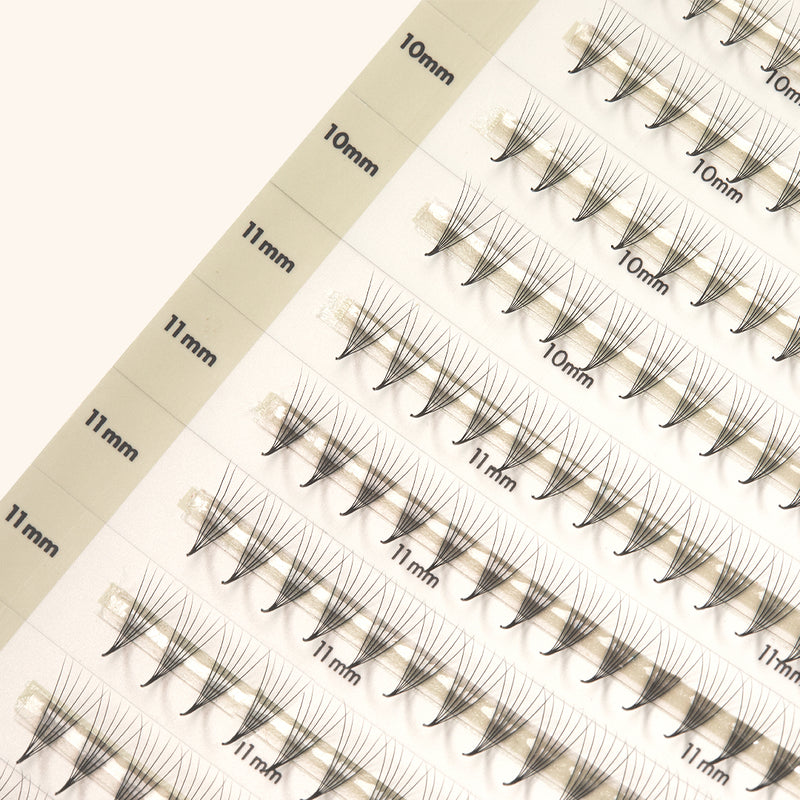 Best Narrow Premade Lash Fans Mayfair 6D 0.06 600 fans - Mixed Lengths, Best Eyelash Extensions Narrow Premade Lash Fans