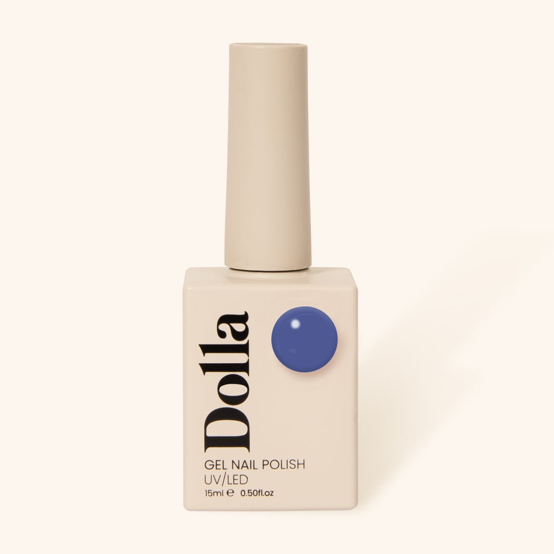 &quot;Blue Streak&quot; gel nail polish bottle
