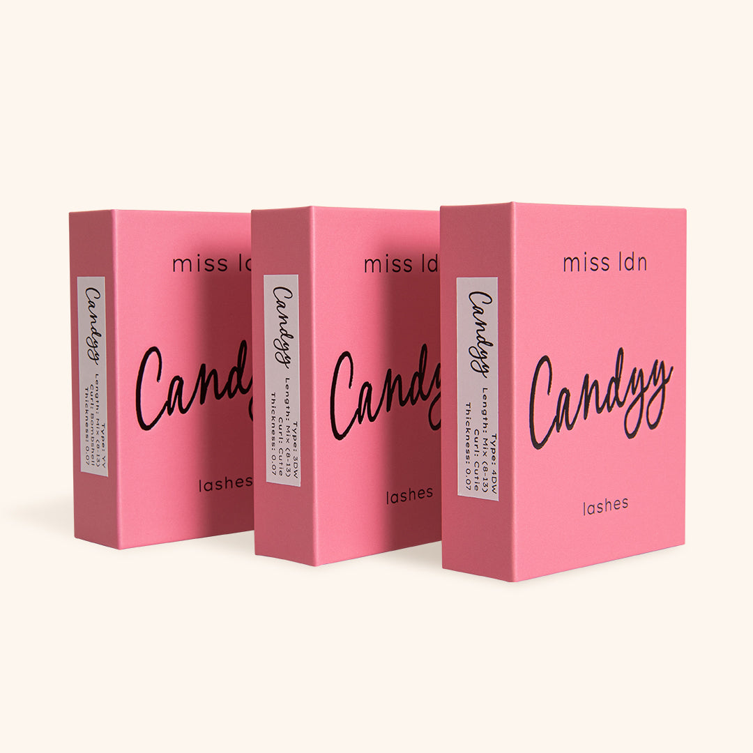 Candyy Lashes - YY 0.07 Mix Trays