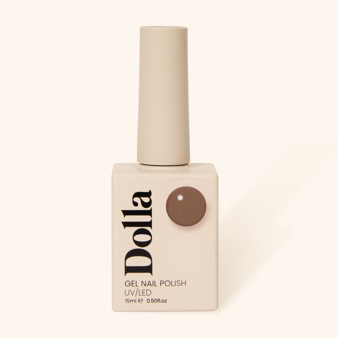 &quot;Cappuccino&quot; gel nail polish bottle