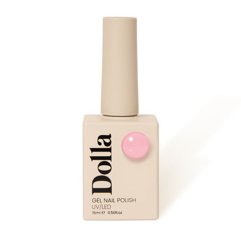 Miss Dolla gel polish in translucent pink with non-chipping formula nail polish in UK | Miss Dolla, gel nail polish, gel nail polish colours,  gel nail care, gel nails