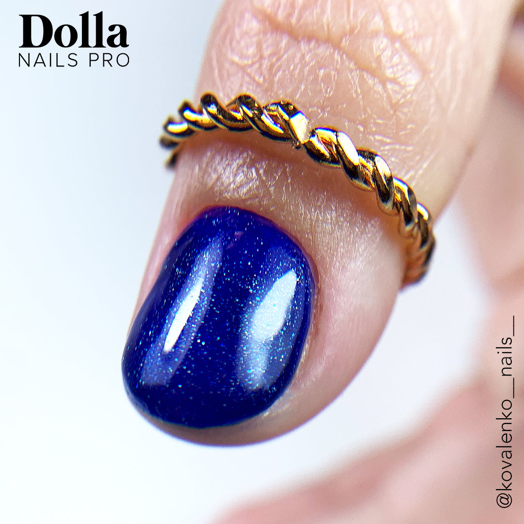Nail painted with the "Knockout" gel nail polish from Dolla