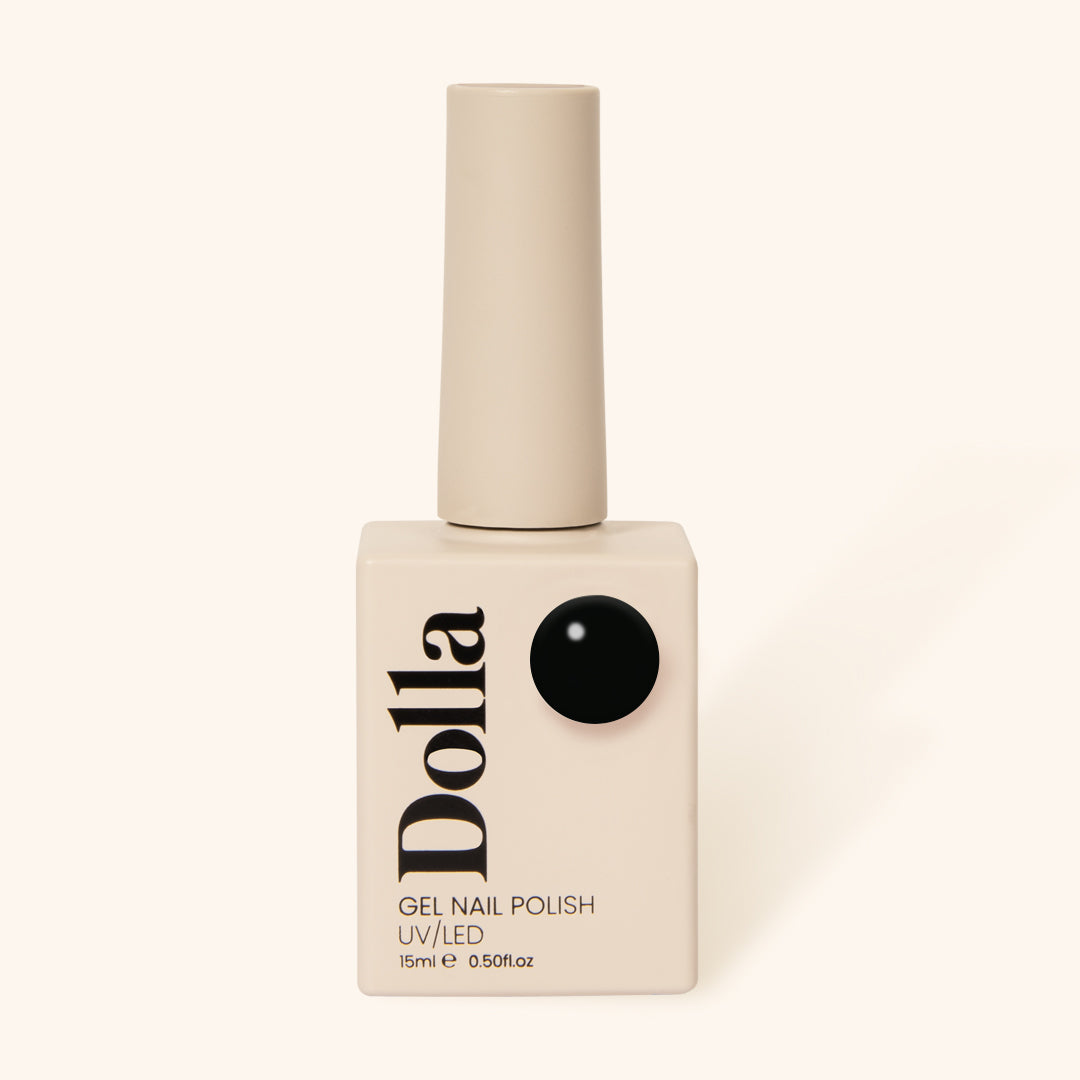 Product image of Black gel nail polish bottle