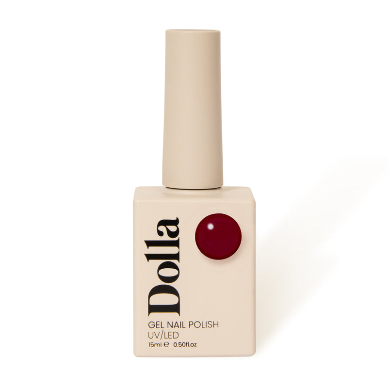 Beautiful red color nail manicure UK for nail technicians | Miss Dolla, gel nail polish, gel nail polish colours,  gel nail care, gel nails