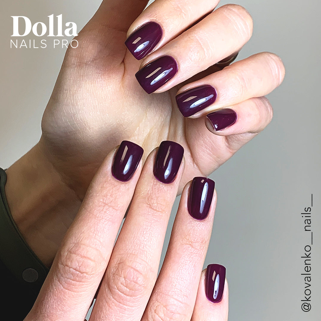 Nails painted with Dolla's Savage gel nail polish