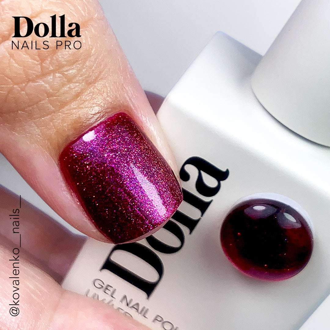 Nail painted with "Sugar Plum" gel nail polish