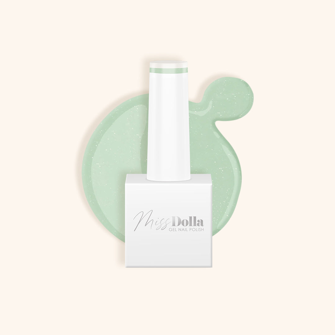 "Emerald" gel nail polish bottle