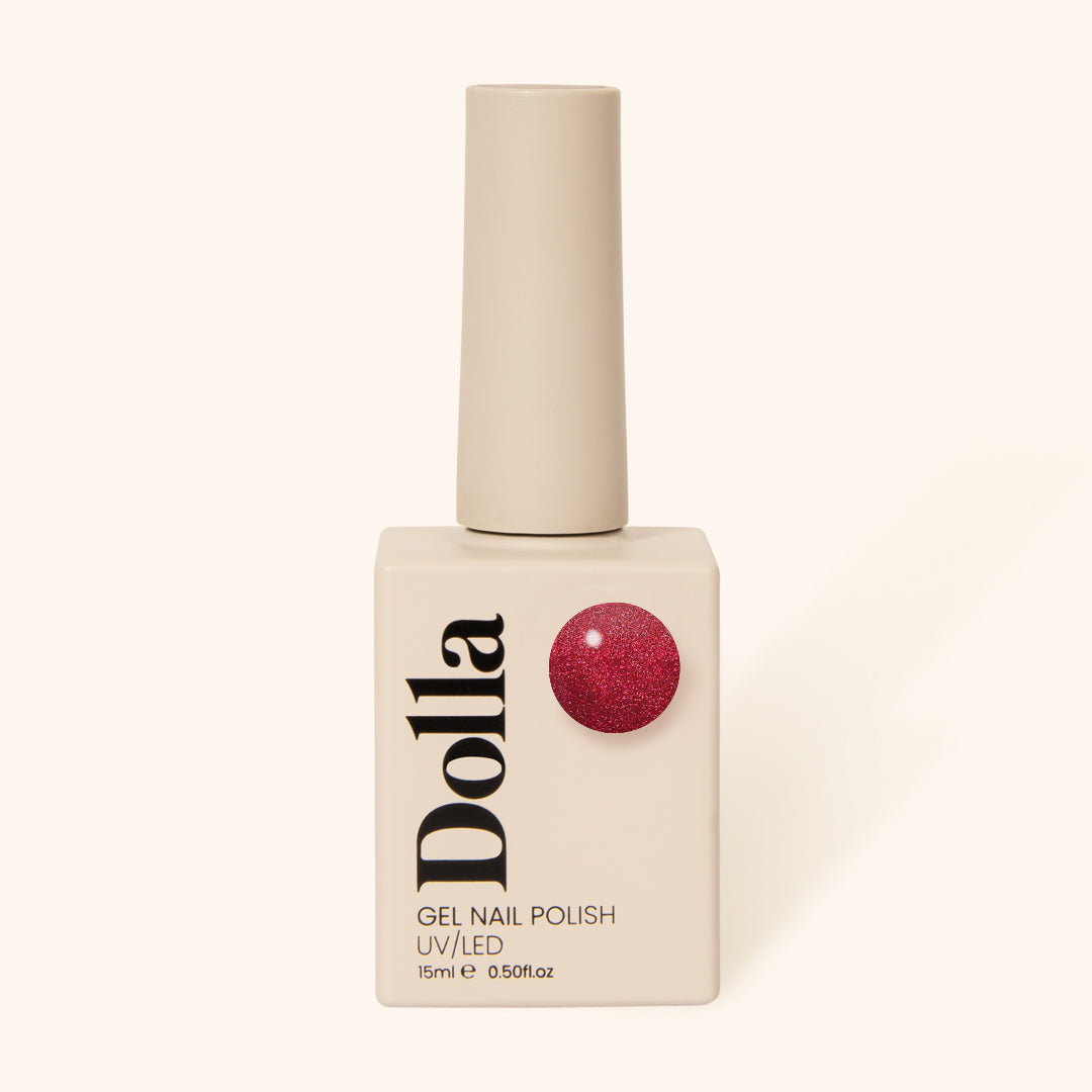 "Firecracker" gel nail polish bottle
