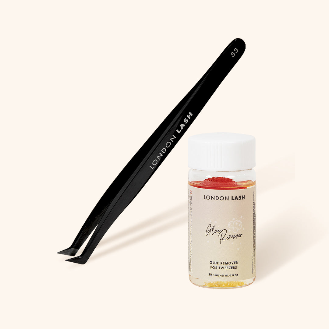 Fiber Tip Volume Tweezer & Glue Remover Bundle