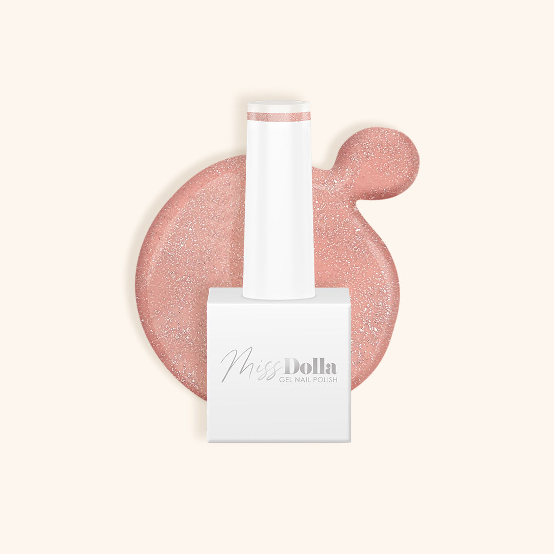 Prosecco gel nail polish bottle