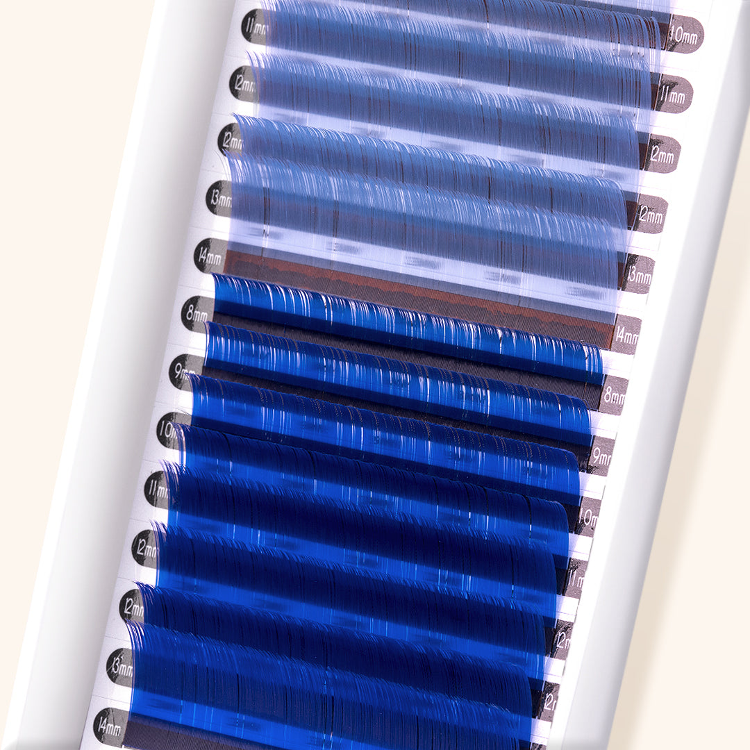 best coloured lashes, best coloured eyelash extensions, best coloured lash extensions, best sky blue / blue coloured lashes, best sky blue / blue coloured eyelash extensions, best sky blue / blue coloured lash extensions